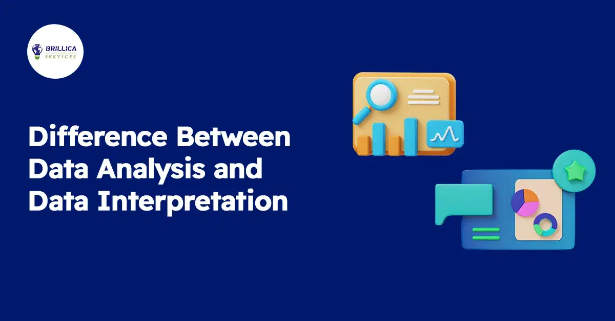 difference between data analysis and interpretation