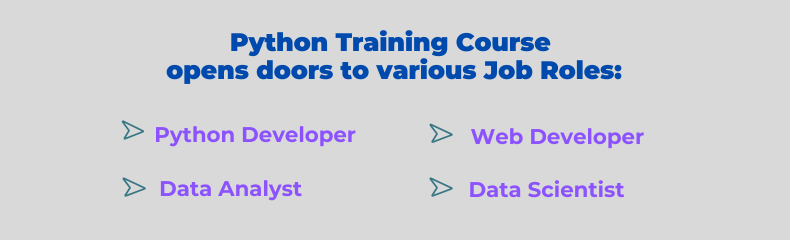 Python Training Course opens Doors to Various Job Roles