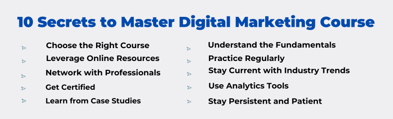 10 Secrets to Master Digital Marketing Course&nbsp;